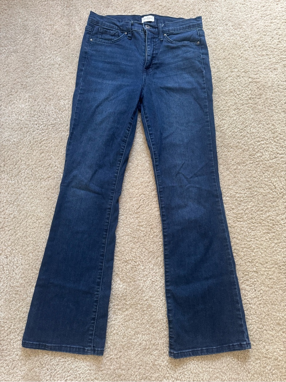 Jessica Simpson Dark Blue Straight Leg Jeans